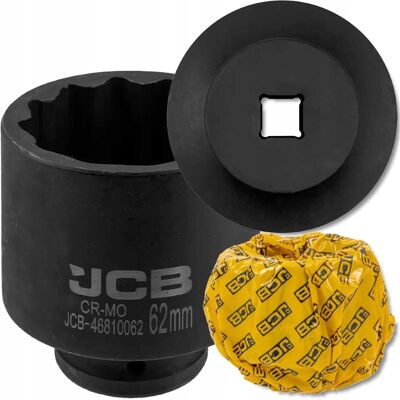 JCB NASADKA udarowa GŁĘBOKA 3/4' Cr-Mo 12-kątna 62mm KLUCZ NASADOWY JCB NASADKA udarowa GŁĘBOKA 3/4' Cr-Mo 12-kątna 62mm KLUCZ NASADOWY