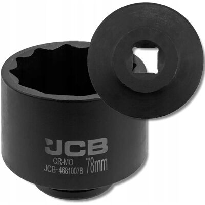 JCB NASADKA udarowa GŁĘBOKA 3/4' Cr-Mo 12-kątna 78mm KLUCZ NASADOWY JCB NASADKA udarowa GŁĘBOKA 3/4' Cr-Mo 12-kątna 78mm KLUCZ NASADOWY