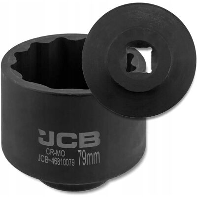 JCB NASADKA udarowa GŁĘBOKA 3/4' Cr-Mo 12-kątna 79mm KLUCZ NASADOWY JCB NASADKA udarowa GŁĘBOKA 3/4' Cr-Mo 12-kątna 79mm KLUCZ NASADOWY