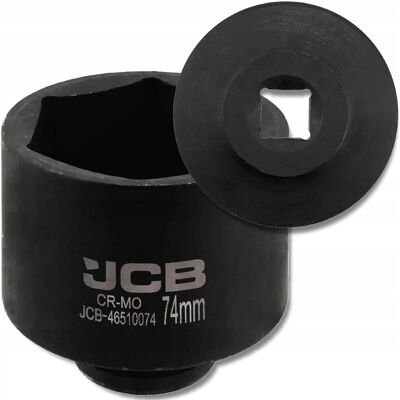 JCB NASADKA udarowa GŁĘBOKA 3/4' Cr-Mo 6-kątna 74mm KLUCZ nasadowy JCB NASADKA udarowa GŁĘBOKA 3/4' Cr-Mo 6-kątna 74mm KLUCZ nasadowy