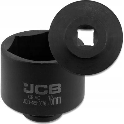 JCB NASADKA udarowa GŁĘBOKA 3/4' Cr-Mo 6-kątna 76mm KLUCZ nasadowy JCB NASADKA udarowa GŁĘBOKA 3/4' Cr-Mo 6-kątna 76mm KLUCZ nasadowy