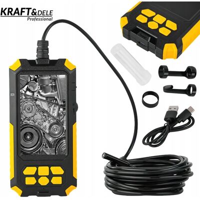 Kamera Endoskopowa Inspekcyjna LCD 1080P IP68 3000mAh 5h pracy Kraft&Dele Kamera Endoskopowa Inspekcyjna LCD 1080P IP68 3000mAh 5h pracy Kraft&Dele