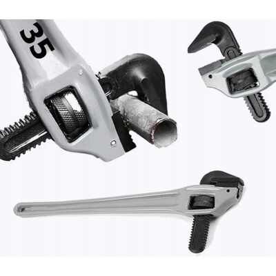 Inny producent KLUCZ ALUMINIOWY LEKKI KONTOWY PROSTY DO RUR SZWED ŻABA HYDRAULICZNY 35CM Inny producent KLUCZ ALUMINIOWY LEKKI KONTOWY PROSTY DO RUR SZWED ŻABA HYDRAULICZNY 35CM