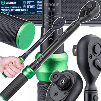 Inny producent KLUCZ DYNAMOMETRYCZNY 1/2'Z BLOKADĄ 10-60NM CERTYFIKAT KALIBRACJI CR-V ETUI Inny producent KLUCZ DYNAMOMETRYCZNY 1/2'Z BLOKADĄ 10-60NM CERTYFIKAT KALIBRACJI CR-V ETUI