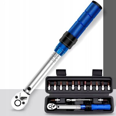Forsage KLUCZ DYNAMOMETRYCZNY 1/4'' Z BLOKADĄ 2-24NM + CERTYFIKAT + 13 BITÓW ZESTAW Forsage KLUCZ DYNAMOMETRYCZNY 1/4'' Z BLOKADĄ 2-24NM + CERTYFIKAT + 13 BITÓW ZESTAW