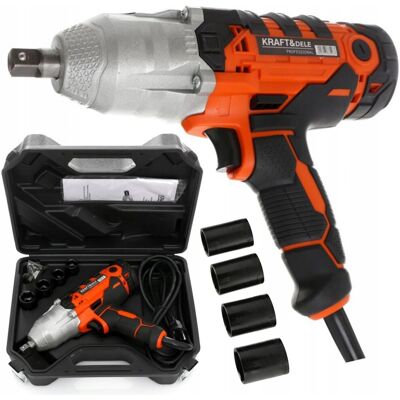 KRAFT&DELE KLUCZ ELEKTRYCZNY UDAROWY DO KÓŁ 720Nm 1/2' 2200W WALIZKA +4 NASADKI KD1556 KRAFT&DELE KLUCZ ELEKTRYCZNY UDAROWY DO KÓŁ 720Nm 1/2' 2200W WALIZKA +4 NASADKI KD1556