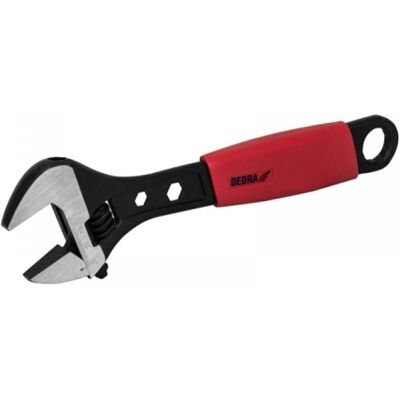 Klucz nastawny krótki, klucz francuski, szwed DEDRA 12B225 250mm, 0-28mm, plastikowy uchwyt Klucz nastawny krótki, klucz francuski, szwed DEDRA 12B225 250mm, 0-28mm, plastikowy uchwyt
