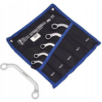 XL-Tools Klucz Oczkowy Kpl 5cz Typ C 10-19mm Crv Pro-Tech XL-Tools Klucz Oczkowy Kpl 5cz Typ C 10-19mm Crv Pro-Tech