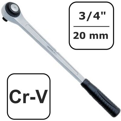 Boni-shop Klucz z Grzechotką 3/4 Cala, 72 Zęby, 550 mm Boni-shop Klucz z Grzechotką 3/4 Cala, 72 Zęby, 550 mm