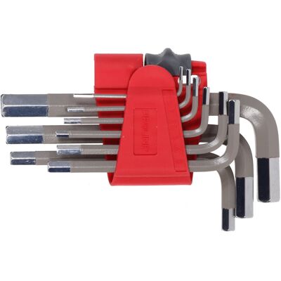Klucze imbusowe kpl. 9 sztuk, 1.5-10mm S2 Proline Klucze imbusowe kpl. 9 sztuk, 1.5-10mm S2 Proline