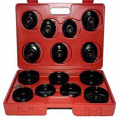 Inny producent Klucze nasadki do filtrów oleju 65-100mm 15szt Inny producent Klucze nasadki do filtrów oleju 65-100mm 15szt