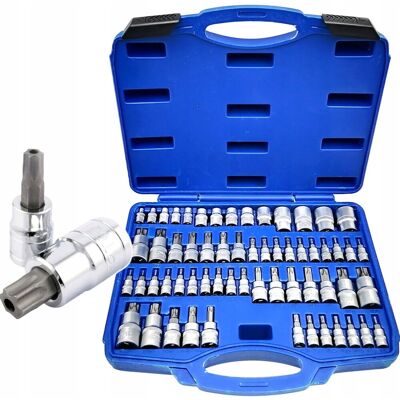 SATRA - S-ST60B - 60 sztuk - Cr-V - zestaw Torx SATRA - S-ST60B - 60 sztuk - Cr-V - zestaw Torx