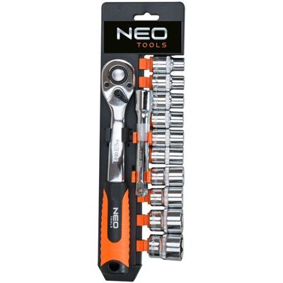 GTX Poland Klucze nasadowe 3/8', zestaw 12 szt. 08-653 NEO TOOLS GTX Poland Klucze nasadowe 3/8', zestaw 12 szt. 08-653 NEO TOOLS