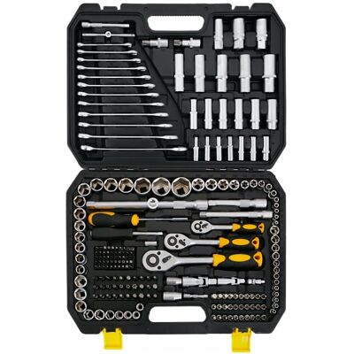 XL-Tools Klucze Nasadowe Zestaw w Walizce Komplet 218 Elementów 1/2 1/4 3/8 Odin XL-Tools Klucze Nasadowe Zestaw w Walizce Komplet 218 Elementów 1/2 1/4 3/8 Odin