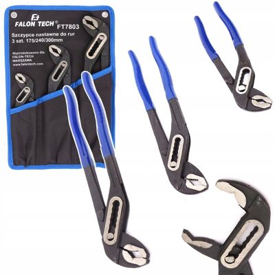 Falon-Tech Klucze Nastawne Do Rur 175-240-300Mm Szczypce Falon-Tech Klucze Nastawne Do Rur 175-240-300Mm Szczypce