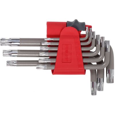 Klucze TORX kpl. 9 sztuki T10-T50 S2 Proline Klucze TORX kpl. 9 sztuki T10-T50 S2 Proline