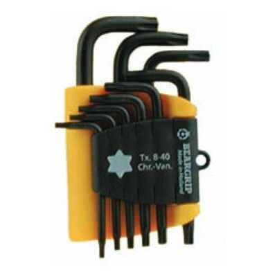 Inny producent Klucze Torx T8-T40 9 Sztuk Beargrip Imbusy Solidne Inny producent Klucze Torx T8-T40 9 Sztuk Beargrip Imbusy Solidne