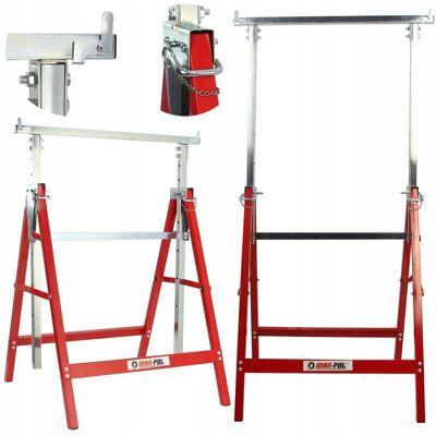 MAR-POL Kobyłka Stojak Kobyłki Stojaki Podpora Warsztatowe 2 Szt X 150kg 80-130cm MAR-POL Kobyłka Stojak Kobyłki Stojaki Podpora Warsztatowe 2 Szt X 150kg 80-130cm