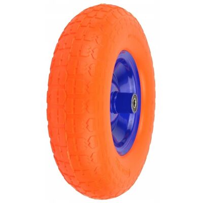 KOŁO DO TACZKI 4.00-6 PEŁNE PU ORANGE GEKO KOŁO DO TACZKI 4.00-6 PEŁNE PU ORANGE GEKO