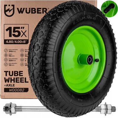 Inny producent KOŁO KÓŁKO DO TACZKI 15' 4,8/4,00x8 2PR 200KG MOCNE Z DĘTKĄ POMPOWANE WUBER Inny producent KOŁO KÓŁKO DO TACZKI 15' 4,8/4,00x8 2PR 200KG MOCNE Z DĘTKĄ POMPOWANE WUBER