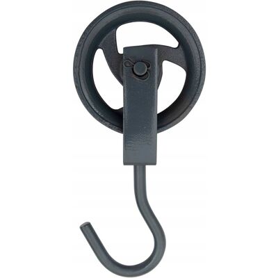 ADGO Krążek Budowlany 140 Mm XL Kółko Hak Bloczek do Wyciągania Ręcznego ADGO Krążek Budowlany 140 Mm XL Kółko Hak Bloczek do Wyciągania Ręcznego