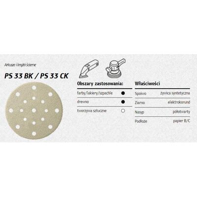 Krążek szlifierski KLINGSPOR, 150 mm, p 40, 100 szt K310531 Krążek szlifierski KLINGSPOR, 150 mm, p 40, 100 szt K310531