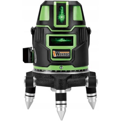 Krzyżowy laser liniowy POZIOMICA LASEROWA Wertec WT-G225 5 wiązek ZIELONY Krzyżowy laser liniowy POZIOMICA LASEROWA Wertec WT-G225 5 wiązek ZIELONY