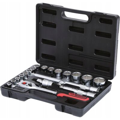 Inny producent KS TOOLS Zestaw Kluczy Nasadowych 1/2 Cala 20 Elementów Z Grzechotką Inny producent KS TOOLS Zestaw Kluczy Nasadowych 1/2 Cala 20 Elementów Z Grzechotką