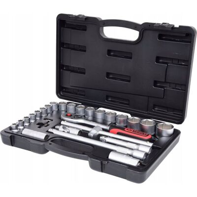 Inny producent KS TOOLS Zestaw Kluczy Nasadowych 1/2 Cala 28 Elementów Z Grzechotką Inny producent KS TOOLS Zestaw Kluczy Nasadowych 1/2 Cala 28 Elementów Z Grzechotką