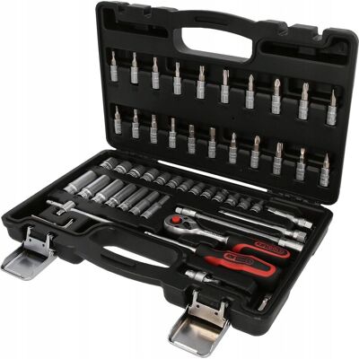 Inny producent KS TOOLS Zestaw Kluczy Nasadowych 1/4 Cala 53 Elementy Z Grzechotką Inny producent KS TOOLS Zestaw Kluczy Nasadowych 1/4 Cala 53 Elementy Z Grzechotką
