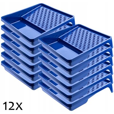 KADAX Kuweta Malarska Na Wałek Farba 320mm Niebieska x12 KADAX Kuweta Malarska Na Wałek Farba 320mm Niebieska x12