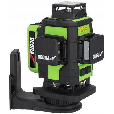 Laser krzyżowy Poziomica laserowa 360 4D Płaszczyznowa MC0908 Zielony DEDRA Laser krzyżowy Poziomica laserowa 360 4D Płaszczyznowa MC0908 Zielony DEDRA