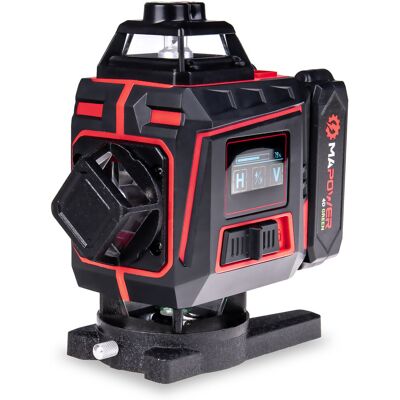 LASER KRZYŻOWY POZIOMICA LASEROWA 360 PŁASZCZYZNOWA LASER ZIELONY MAPOWER LASER KRZYŻOWY POZIOMICA LASEROWA 360 PŁASZCZYZNOWA LASER ZIELONY MAPOWER