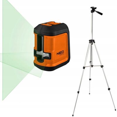 NEO TOOLS Laser krzyżowy poziomnica 15m zielony NEO 75-106 NEO TOOLS Laser krzyżowy poziomnica 15m zielony NEO 75-106