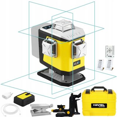 Laser Krzyżowy Z Niebieską Wiązką 505Nm Bluetooth Nivel System Cl5B Laser Krzyżowy Z Niebieską Wiązką 505Nm Bluetooth Nivel System Cl5B
