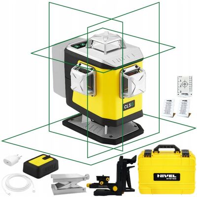 Laser Krzyżowy Z Zieloną Wiązką 515nm Bluetooth Nivel System Cl5g Laser Krzyżowy Z Zieloną Wiązką 515nm Bluetooth Nivel System Cl5g