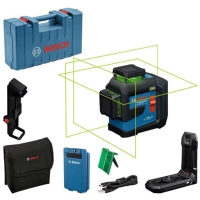 Laser Liniowy Bosch Gll 80-33 G - 0 601 065 501 Professional - Dostarczany Z Walizką Transportową I Akcesoriami Laser Liniowy Bosch Gll 80-33 G - 0 601 065 501 Professional - Dostarczany Z Walizką Transportową I Akcesoriami