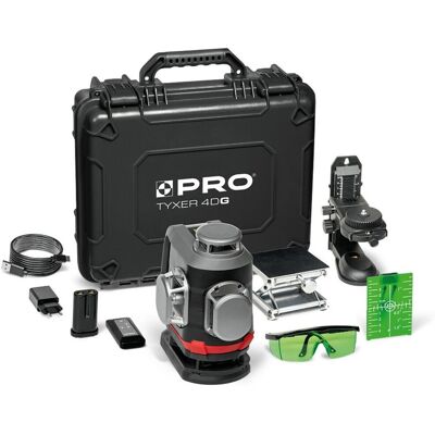 Laser wieloliniowy zielony krzyżowy TYXER 4DG ZestawPLUS PRO-L1309 PRO Laser wieloliniowy zielony krzyżowy TYXER 4DG ZestawPLUS PRO-L1309 PRO