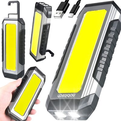 NOBITECH LATARKA LED LAMPA AKUMULATOROWA WARSZTATOWA XPE MOCNA HAK STOJAK MAGNES USB NOBITECH LATARKA LED LAMPA AKUMULATOROWA WARSZTATOWA XPE MOCNA HAK STOJAK MAGNES USB