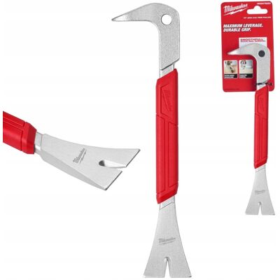 Inny producent ŁOM DO WYCIĄGANIA GWOŹDZI I LISTWE PRZYPODŁOGOWYCH Z SZUFELKĄ 254 mm Inny producent ŁOM DO WYCIĄGANIA GWOŹDZI I LISTWE PRZYPODŁOGOWYCH Z SZUFELKĄ 254 mm