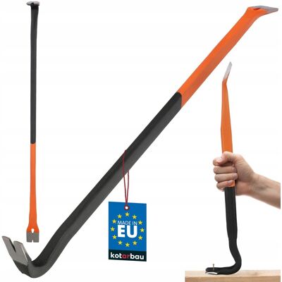 Kotarbau ŁOM KUTY WYCIĄGACZ GWOŹDZI 700MM BUDOWLANY DWUSTRONNY STALOWY ŁAPKA BRESZKA Kotarbau ŁOM KUTY WYCIĄGACZ GWOŹDZI 700MM BUDOWLANY DWUSTRONNY STALOWY ŁAPKA BRESZKA