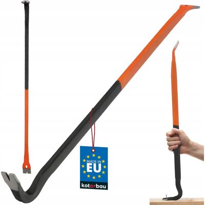 Kotarbau ŁOM KUTY WYCIĄGACZ GWOŹDZI 800MM BUDOWLANY DWUSTRONNY STALOWY ŁAPKA BRESZKA Kotarbau ŁOM KUTY WYCIĄGACZ GWOŹDZI 800MM BUDOWLANY DWUSTRONNY STALOWY ŁAPKA BRESZKA