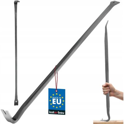 Kotarbau ŁOM KUTY WYCIĄGACZ GWOŹDZI 900MM BUDOWLANY DWUSTRONNY STALOWY ŁAPKA BRESZKA Kotarbau ŁOM KUTY WYCIĄGACZ GWOŹDZI 900MM BUDOWLANY DWUSTRONNY STALOWY ŁAPKA BRESZKA