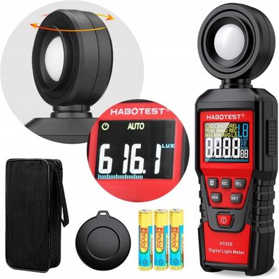 HABOTEST HT620 - 200000 Lux - 0,5 s - Luxomierz HABOTEST HT620 - 200000 Lux - 0,5 s - Luxomierz