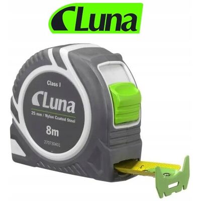 Taśma miernicza Luna 8 m - Odporna na uderzenia, Push Lock Taśma miernicza Luna 8 m - Odporna na uderzenia, Push Lock