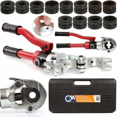 Mar-Pol Praska Zaciskarka Hydrauliczna Do Rur 12pcs /u+th+v/ Cata M55915c Mar-Pol Praska Zaciskarka Hydrauliczna Do Rur 12pcs /u+th+v/ Cata M55915c