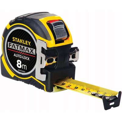MIARA TAŚMA ZWIJANA FATMAX 8M X 32MM USA AUTOLOCK STANLEY MIARA TAŚMA ZWIJANA FATMAX 8M X 32MM USA AUTOLOCK STANLEY
