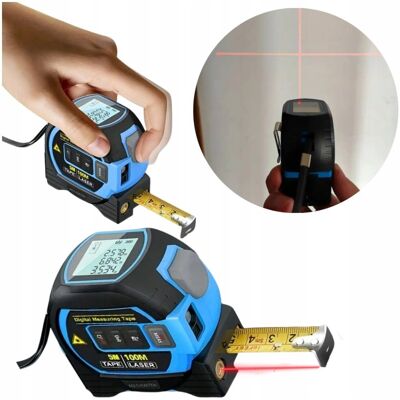 inna (Inny) MIARKA LASEROWA ELEKTRYCZNA MIERNIK DALMIERZ LASEROWY CYFROWY 3w1 100m inna (Inny) MIARKA LASEROWA ELEKTRYCZNA MIERNIK DALMIERZ LASEROWY CYFROWY 3w1 100m