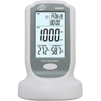 Benetech Miernik Dwutlenku Węgla Detektor Stężenia Czujnik Co2 Z Datą Alarmem I Temp Benetech Miernik Dwutlenku Węgla Detektor Stężenia Czujnik Co2 Z Datą Alarmem I Temp