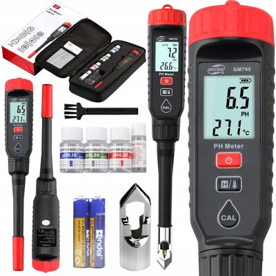 Benetech MIERNIK pH i TEMPERATURY 2w1 TESTER GLEBY CIECZY KWASOMIERZ AUTOKALIBRACJA Benetech MIERNIK pH i TEMPERATURY 2w1 TESTER GLEBY CIECZY KWASOMIERZ AUTOKALIBRACJA